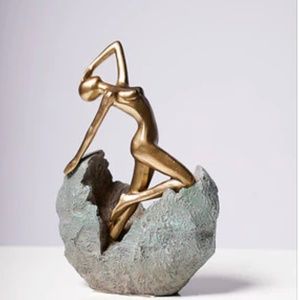 New Lady on the Rock Figurine